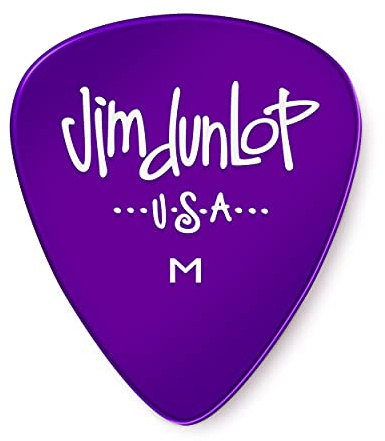 JIM DUNLOP Plektrum Gel light 12 Stück, Violet, Medium