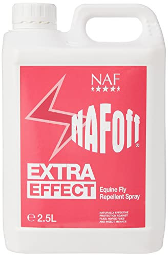 NAF Off Extra Effect Fly Spray Refill 2.5L – Natural Insect Repellent for Horses – Effective Against Flies, Midges & Biting Insects – With Citronella – Long-Lasting Summer Protection