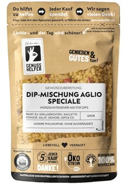 Bremer Gewürzhandel Dip-Mischung Aglio Speciale, leicht pikant, Gewürzzubereitung für Aglio Speciale Dip, Dips selber machen, 100g
