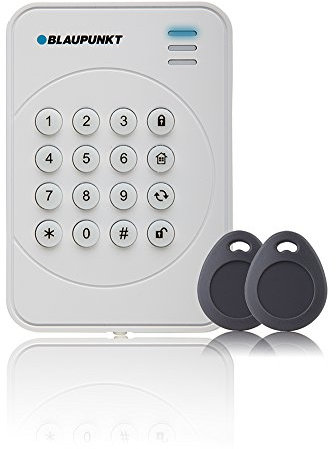 Blaupunkt 251616 KPT-S1 Alarmanlagen (z. B. SA2900R). Funk ist Dank Rolling Code optimal geschützt mit integriertem inklusive Zwei RFID, Bedienteil mit Tag Reader und Tags