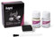 KAPS Professional Lederfarbe Super Color + Preparer für Naturleder, Synthetik und Textil (je 25 ml) zur Pflege und Reparatur von Lederschuhen in Verschiedenen Farben (153 - Weißgrau)