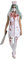 Morph Costume Infirmière Zombie, Déguisement Infirmière Sanglante Halloween, Tenue Soirée à Thème, XL