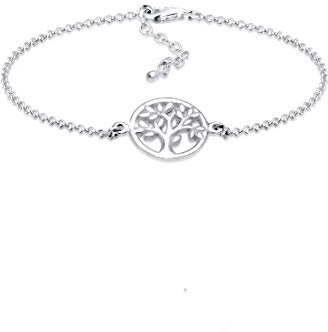 Elli Armband Damen Lebensbaum Anhänger in 925 Sterling Silber