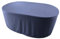 Kaufpirat Premium Abdeckplane Oval 230x135x70 cmHolzbank Gartenmöbel Gartentisch Hülle Abdeckung Haube Schutzhülle Abdeckhaube 900 D, 500 g/m², 6.000 mm Wasserbeständigkeit Anthrazit