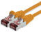 freiwerk Network cable Cat.6 2m orange - 1 x Ethernet cable Lankabel Cat6 Lan network cable Sftp Pimf patch cable 1000 Mbit s
