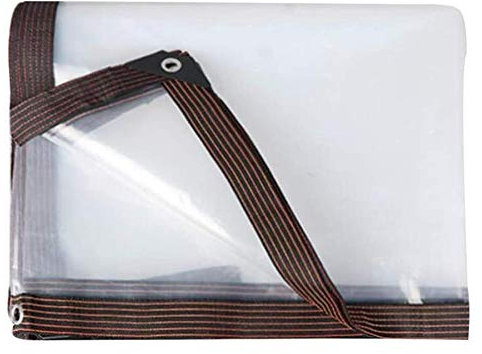 BWBG Bâche Imperméable Transparente Exterieur,4X6m Bâches De Protection Transparent Lourde Résistante UV Durabilité Indéchirable Claire Bache pour Auvent De Plantes