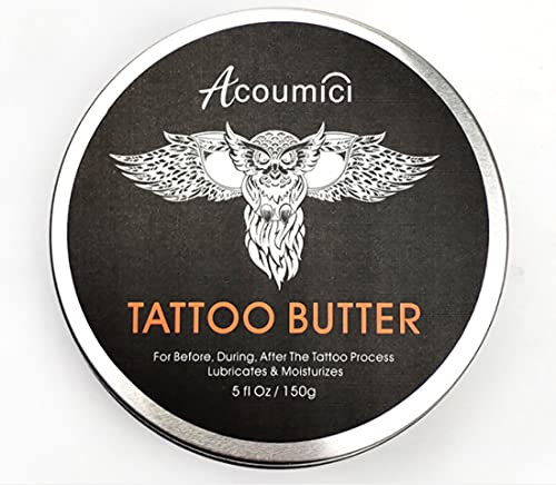 Acoumici Tatuaje Aftercare Crema/Mantequilla/Bálsamo 5 oz Estaño
