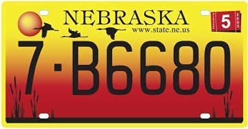 OPO 10 - USA Auto KENNZEICHEN - 30x15 cm Metall Replik: Nebraska (C31)