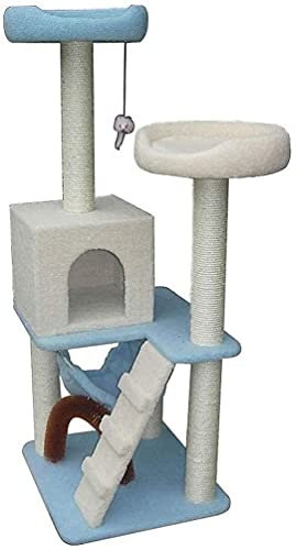 Kratzbaum Katzenbaum Kratzbaum Kletterbaum Katzenkratzbaum Holz Katzenplattform Katzenspielzeug Katzenmöbel Katzenklettergerüst Großes Luxus Katzennest Kratzbaum Katzenkratzbrett LSDRALOBOOE 712