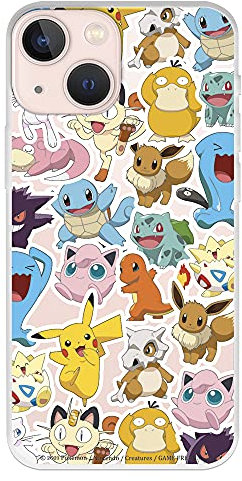 Schutzhülle für iPhone 13 Mini Offizielle Pokémon Muster Sticker. Wählen Sie das Design, das Ihnen am besten gefällt, für Ihr iPhone 13 Mini