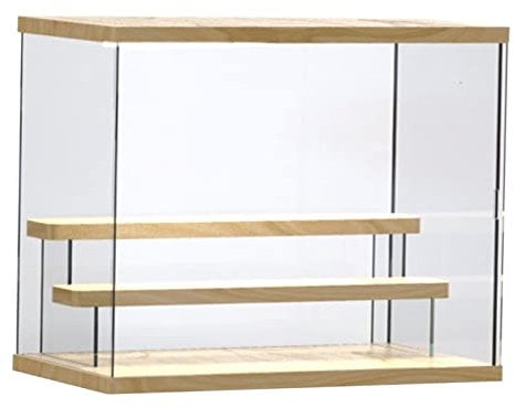 Perfeclan Transparent Schaukasten Acryl Minifiguren Schaukasten mit Beleuchtung Vitrine für Figuren - Unterschiedliche Schicht zur Auswahl -