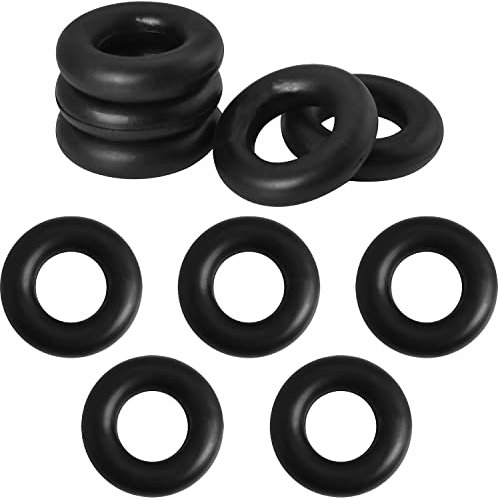 Spulenwickler Gummi Reifenring LUORNG 10 Stück Spulenwickler Spindel Riemenscheibe Gummi O-Ring, Vintage Nähmaschine Zubehör Winder Reifenring