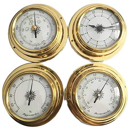 Samnuerly Stück/Set Thermometer Hygrometer Barometer Wetterstation Barometer