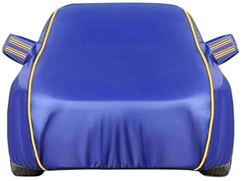 Autoabdeckung for Kompatibel Mit Citroen C1 / C2 / C3, Autoabdeckung, Wasserdicht, Winddicht, Komplette Garage, Staubdicht, UV-Schutz, Autoabdeckung (Color : Blue, Size : C1)
