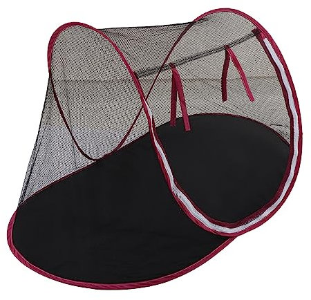 VGEBY Haustierzelt, Outdoor-Zelt, Atmungsaktiv, Käfig für Kleine Hunde und Katzen, für Zuhause, Drinnen, Auto, Reisen (Typ 1)