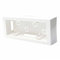 Cassetta da parete modulare 506 monoblocco 6 posti montaggio esterno universale colore bianco IP40 Ettroit MT3606