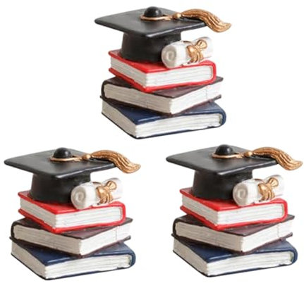 TOYANDONA Pcs Graduation Hut Buch Cupcake Topper Phd Dekorationen Für Graduierung Dekorationen