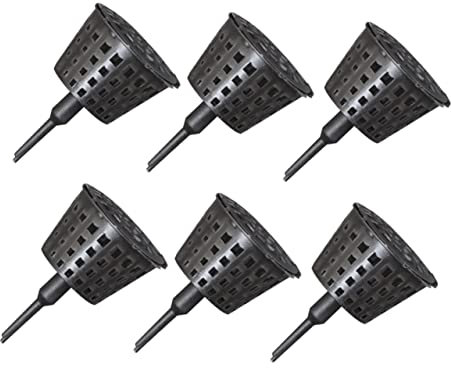 MILISTEN Packung Mit 50 Stück plastikpflanzen Düngerbox für Garten Pflanzendünger Dünger für Blumenkörbe Düngergitterkörbe Kinderzimmer Töpfe Lebensmittel Bonsai Anlage Korb Container