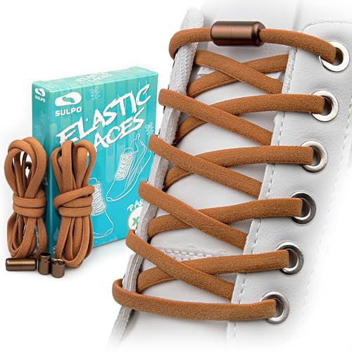 SULPO Cordones sin Atar de Liberación Rápida - Elásticos para Zapatos - para Adultos y Niños