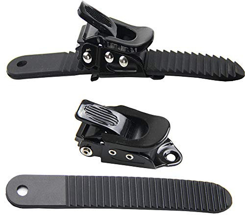 1 Set Schwarz Snowboard 2 Schnallen Mit 2 Riemen for Snowboard Strap-In Toe Zunge Bindung System Outdoor Zubehör Ski