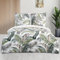 ZIRVEHOME Bettwäsche Set vierteilig, 135x200cm Bettbezüge, Baumwolle, Palmen Design, Hena V2