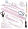 Sew Curve Ruler Set, 15 Stück PVC Kleidung Herstellung Kurve Lineal Schneiderwerkzeug für Schneiderei Messen Zeichnen Muster Design DIY Kleidung