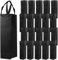 Sacs cadeaux en papier kraft : WEGREAT Lot de 20 sacs cadeaux pour vin, vin, champagne, sacs cadeaux recyclables pour Noël, fêtes, sacs cadeaux bouteilles, anniversaire, mariage (noir)