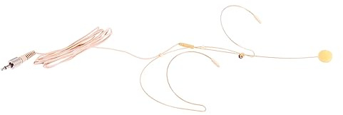 Micrófono de Diadema Condensador Vocal, Beige, para Canto