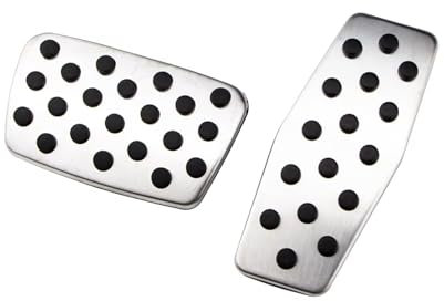 Bremspedalbelag at MT SAccessories Edelstahl Auto Gaspedal Bremse Kupplung Pedale Abdeckung Für Opel Für Astra Für Insignia 2011 2012 2013 2014 2015-2022 + Car Pedals Cover Passend(at)