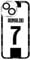 EZB Cristiano Ronaldo Themed iPhone Clear Phone Case | Flexible Shock Absorbant Cool Phone Cover | Ronaldo Number 7 Case (iPhone 12 Pro Max)