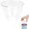 Linkidea Glass Tea Infuser for Loose Leaf Tea, Compatible with IRON °FLASK Classic Tumbler 2.0 20/24oz, YETI Tumbler 20oz Attachment, Cup Tea Strainer, Diffuser, Filter (Dishwasher Safe)