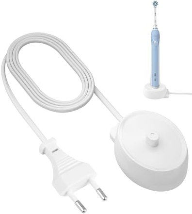 Ladegerät für elektrische Zahnbürsten, Modell 3757, für Oral B Braun Genius 8500/8900/9900/9000N Smart 4500/5000N/6000N/7000 Pro 600/1000/4000 D16 D20 D34 iO3 iO4 Vitality Wasserdichtes Ladegerät