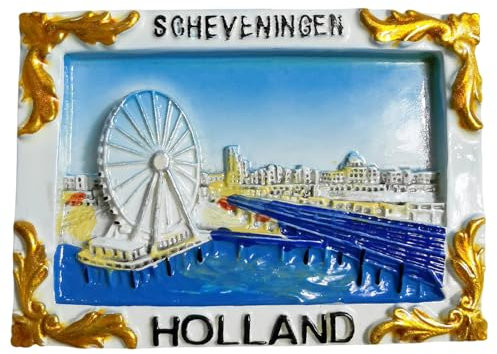 Kühlschrankmagnet Scheveningen Haag Holland Reise Souvenir Kühlschrank 3D Dekoration Magnet Aufkleber Handwerk