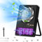 OKYUK Lampada Antizanzare Elettrica, 2 in 1 Lampada Antizanzare con Ventilatore, Portatile Trappola Zanzare, per Campeggio, Giardino e Salotti(nero)
