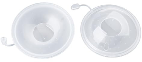 Lot de 2 coques en silicone réutilisables pour allaiter et allaiter