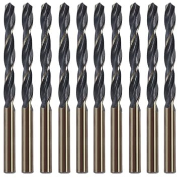 Misuyue 4.2mm M2 Cobalt HSS Drill Bits, 10pcs Twist Metal Drilling Bit Sets, Carbide Drill Bit for High-Carbon Steel Copper Plastic Hard Materials, Wood Drilling Bits