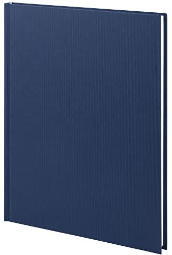 Rössler Papier 1878452902 - S.O.H.O. Notizbuch DIN A4, 192 Seiten gebunden, Navy, 1 Stück