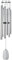 Woodstock Windspiel Bells of Paradise, Silber, 111,7 cm