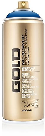 Montana Cans 285707 Spray Dose Gold, Gld400, s5010, 400 ml, Shock Blue