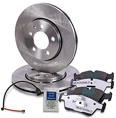BESTPRICE Bremsenset Vorderachse inkl. Bremsscheiben Belüftet Ø 284 mm + Bremsbeläge vorne + Verschleißkontakt, Kompatibel mit BMW 1er (F20), 1 (F21), 2 Cabrio (F23), 2 Coupe (F22, F87)