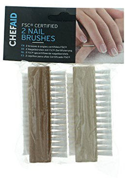 Chef Aid Nagelbürste, Holz, beige, 3.7 x 12 x 16 cm