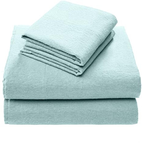 Comfort Spaces Bettlaken California King Solid Aqua