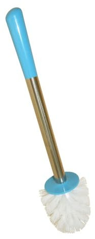 Sanwood Coppa Aquarius 6402479 WC Weiß Bürstenkopf mit Edelstahl Griff WC Bürste rostfreie Klobürste - Ersatztoilettenbürste - Ersatzklobürste
