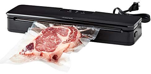 Anova Precision Vacuum Sealer Bags [ANVS01-UK00] Type G Plug included for UK use, 10 in a pack - Black