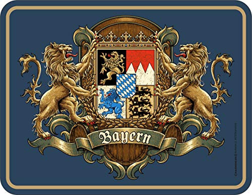 Deko Blechschild für Bayern Fans Wappen