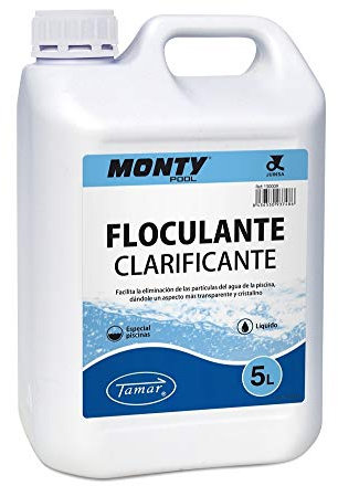 LOLAhome Tratamientos piscinas (incrementador, reductor, floculante) (5 litros, Floculante líquido)