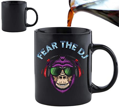 Acen Merchandise DJ YODA - Taza mágica con cambio de calor y caja de regalo de 325 ml