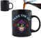 Acen Merchandise DJ YODA - Taza mágica con cambio de calor y caja de regalo de 325 ml