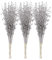 Sea Team 24-Pack Artificial Glitter Berry Stem Ornaments, Decorative Bead Sticks, Glittery Twigs, Picks, Branches for Christmas Tree, Small Vase, Holiday, Wedding, Party (17 Inches, Silver)