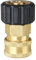 Tophomer Raccord rapide 1/4 pour nettoyeur haute pression M22 mâle fileté en laiton pour tuyau d'arrosage Adaptateur, 14mm ( Inner Dia)